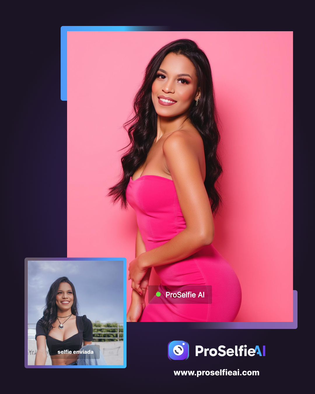 Transforme sua selfie em imagens profissionais!